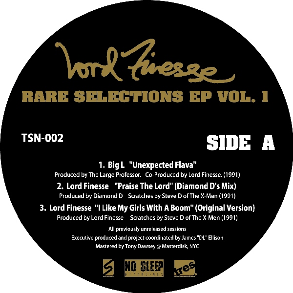 Lord Finesse – Rare Selections EP Vol. 3 Lord Finesse – Rare Selections EP Vol. 3 – Vinyl (12