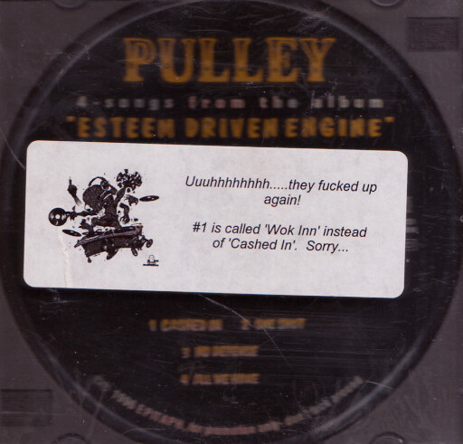 4 Songs From Esteem Driven Engine by Pulley (Additional release ...