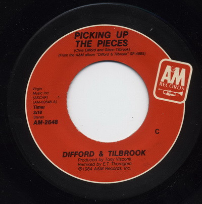 Picking up the Pieces / Within These Walls by Chris Difford / Glenn ...