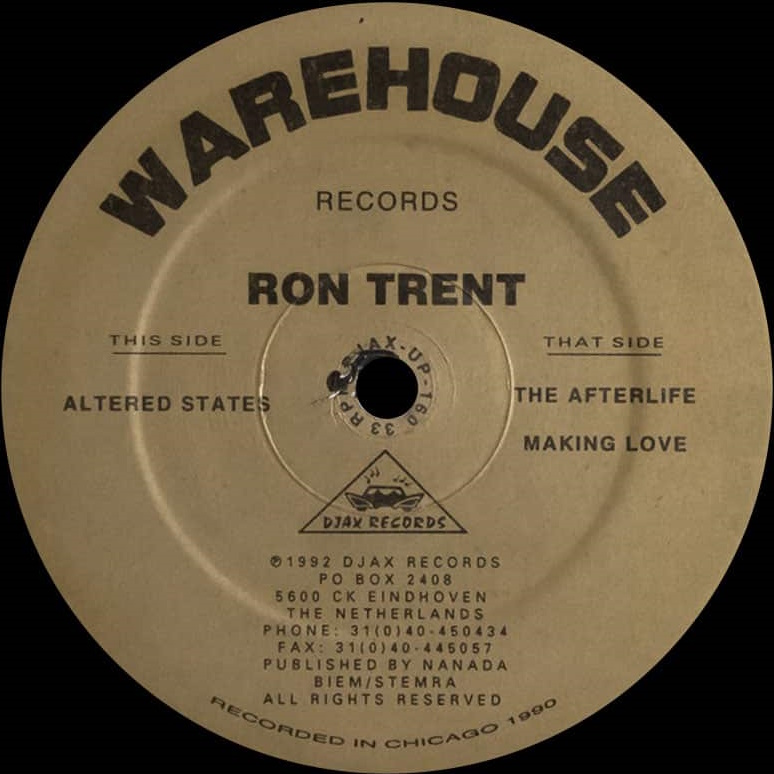 洋楽 Ron Trent / Altered States (The Remixes) Ron Trent – Altered States / Altered States (The Remixes