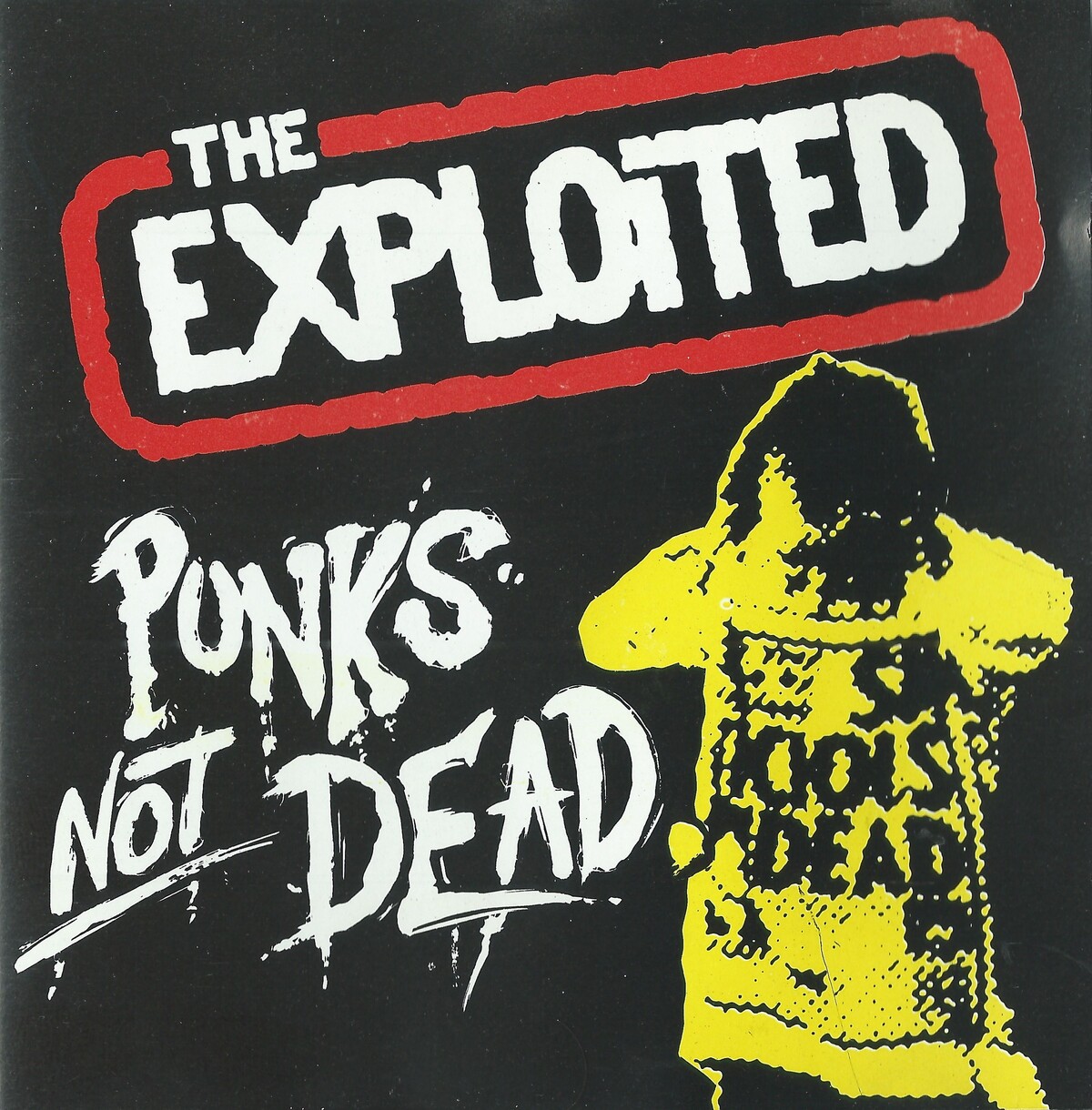 The Exploited - Punk's Not Dead - Red/black Splatter [New 7