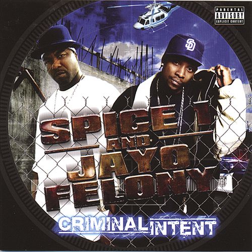 洋楽 SPICE1 AND JAYO FELONY/CRIMINAL INTENT SPICE1 AND JAYO FELONY/CRIMINAL INTENT