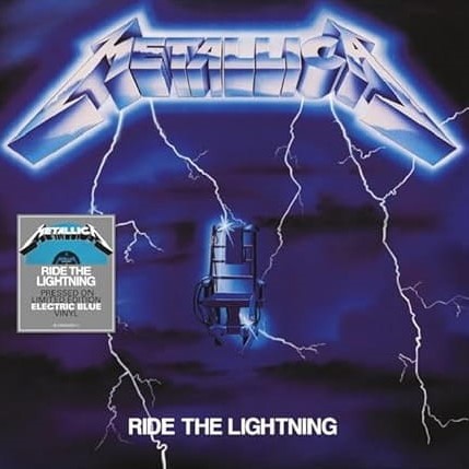 Ride the Lightning [Electric Blue Vinyl] by Metallica (Album; Blackened ...