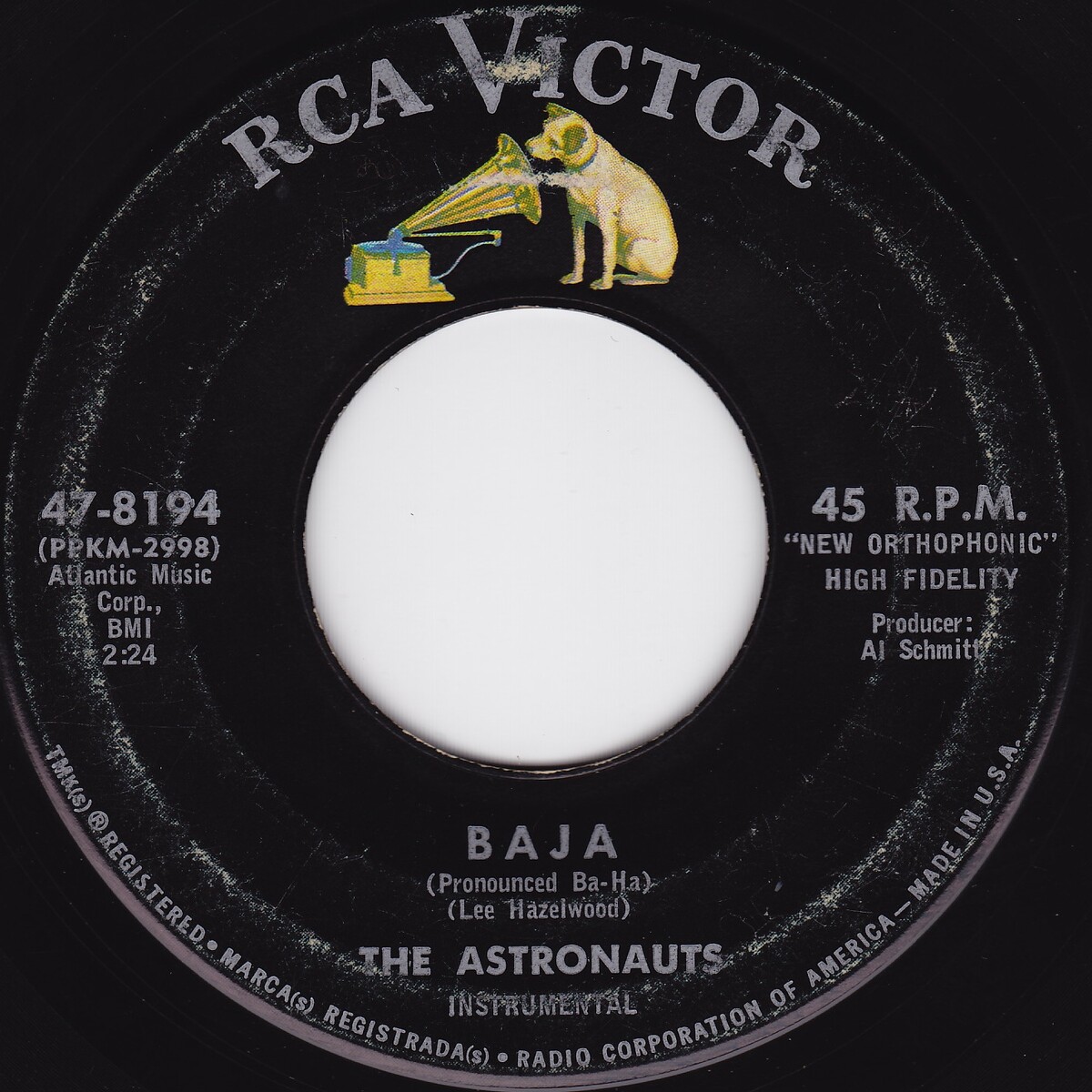 Baja / Kuk by The Astronauts (Single, Surf Rock): Reviews, Ratings, Credits, Song list - Rate Your Music
