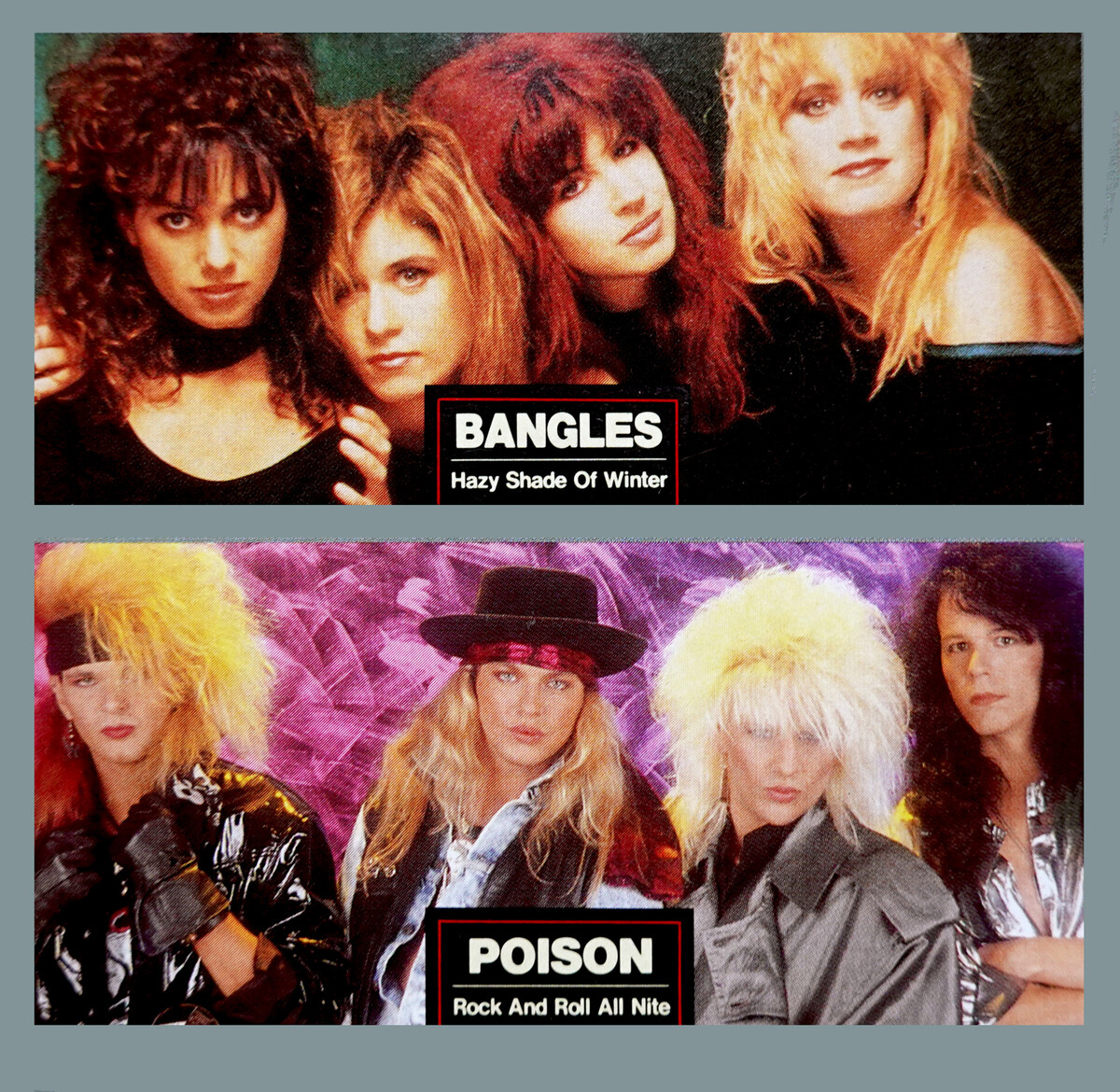 Hazy Shade of Winter / Rock and Roll All Nite by Bangles / Poison ...
