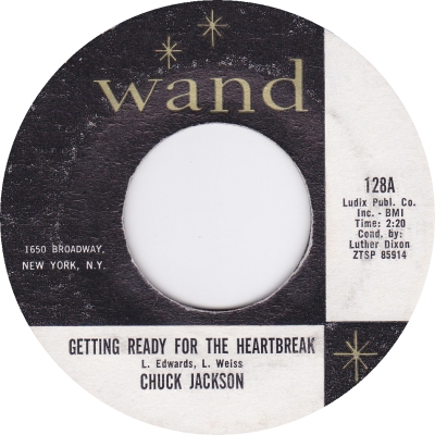 Getting Ready for the Heartbreak / In Between Tears by Chuck Jackson ...