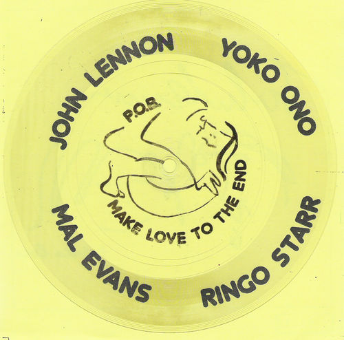 Make Love to the End [one-sided flexi disc] by John Lennon & Yoko