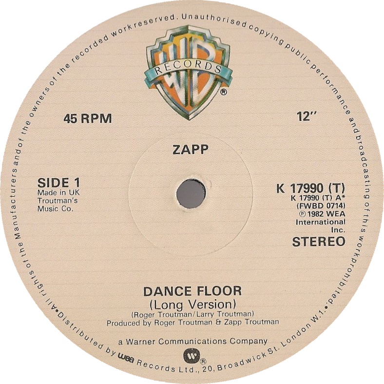 米12” Zapp &amp; Roger Best Selections (Funk N Dance) PROA340765PROMO Warner Bros. Records プロモ /00250 ZAPP & ROGER / BEST SELECTIONS (FUNK 'N' DANCE) [LP