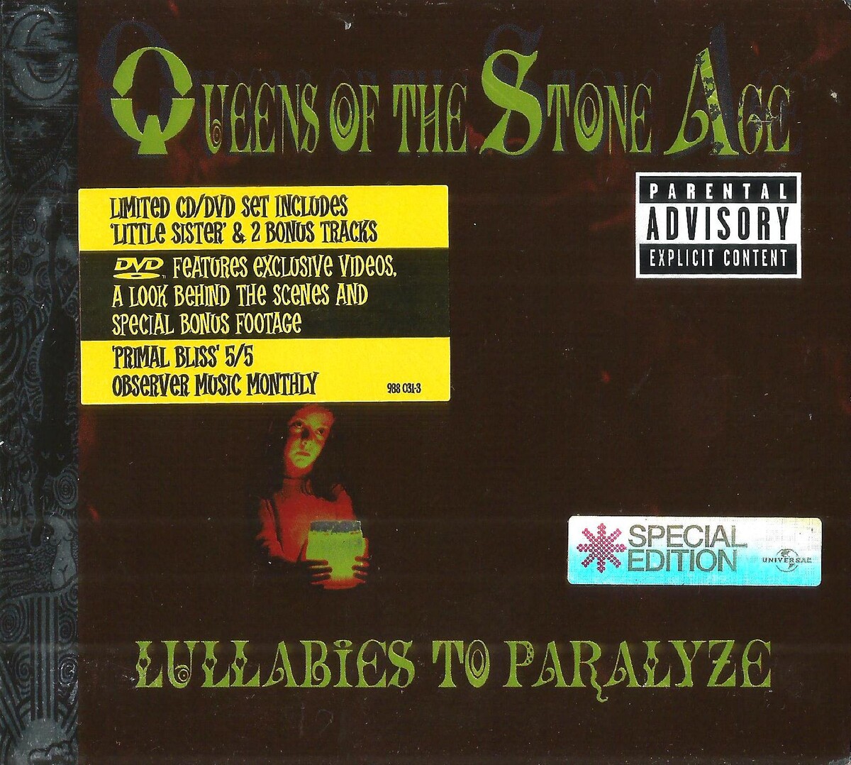 米2discs LP Queens Of The Stone Age Lullabies To Paralyze B003091301 Interscope Records, Rekords Rekords, UMe /00660 Amazon.com: Lullabies To Paralyze[2 LP]: CDs & Vinyl