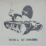 Banksyデザイン　ONE CUT CUT COMMANDER レコード Banksyデザイン ONE CUT 12インチレコード BANKSYがアートワーク