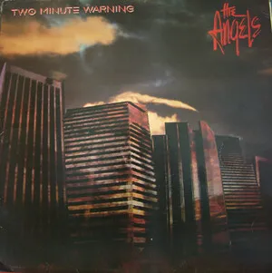 Two Minute Warning by The Angels album cover