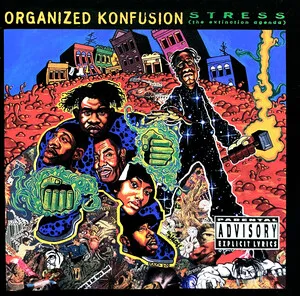 Stress: The Extinction Agenda by Organized Konfusion album cover