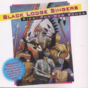 Kids' Pow-Wow Songs by Black Lodge Singers album cover