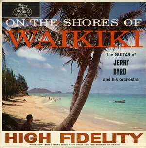 On the Shores of Waikiki by Jerry Byrd and His Orchestra album cover
