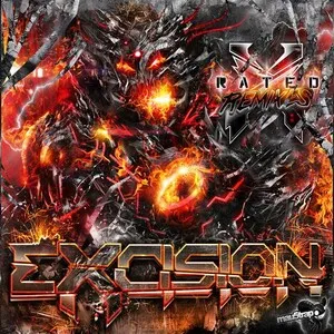 X Rated: The Remixes by Excision album cover