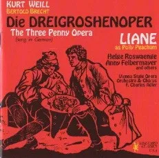 Die Dreigroschenoper by Kurt Weill album cover