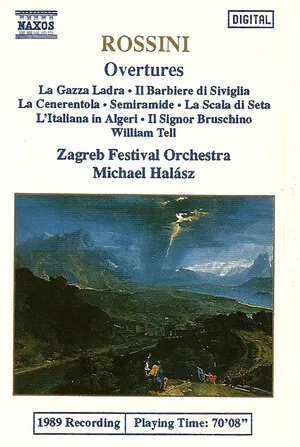 Overtures by Gioachino Rossini / Zagreb Festival Orchestra / Michael Halász album cover