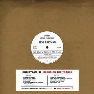 Bob Dylan - Blood on the Tracks: Original New York Test Pressing