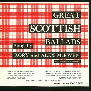 Great Scottish Ballads by Rory and Alex McEwen album cover