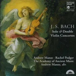 Solo & Double Violin Concertos by Johann Sebastian Bach album cover