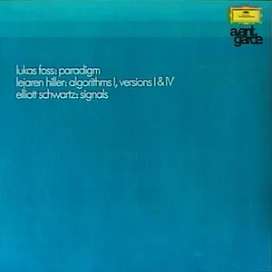 Paradigm / Algorithms I, Versions I & IV / Signals by Lukas Foss album cover