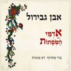 אבן גבירול, אדומי השפתות by Berry Sakharof ברי סחרוף album cover