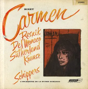 Carmen by Georges Bizet album cover