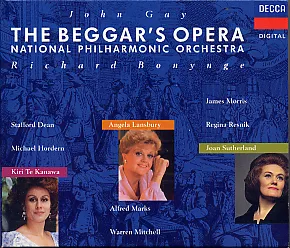 The Beggar's Opera (Bonynge/Te Kanava) by John Gay album cover