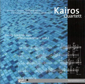 Streichquartette 1 und 2 by Georg Friedrich Haas / Kairos Quartett album cover