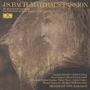 Matthäus-Passion by Johann Sebastian Bach album cover