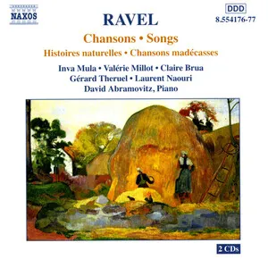 Songs for Voice and Piano by Maurice Ravel album cover