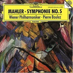 Symphonie No. 5 by Gustav Mahler / Wiener Philharmoniker / Pierre Boulez album cover