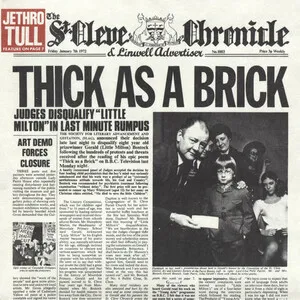 Thick as a Brick by Jethro Tull album cover