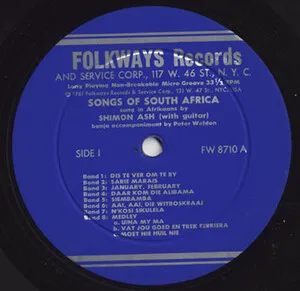Songs of South Africa