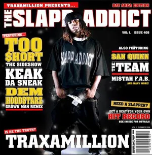 The Slapp Addict by Traxamillion album cover