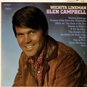 Wichita Lineman by Glen Campbell album cover