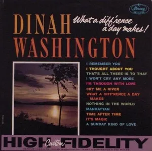 What a Diff'rence a Day Makes! by Dinah Washington album cover