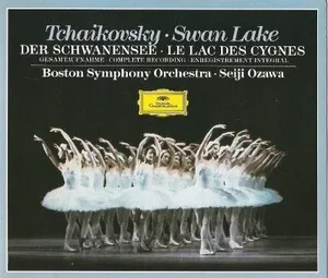 Swan Lake by Pyotr Tchaikovsky Пётр Чайковский / Boston Symphony Orchestra / Seiji Ozawa album cover