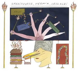 Kaiju Eats Cheeseburgers by Sylvain Darrifourcq, Manuel Hermia & Valentin Ceccaldi album cover