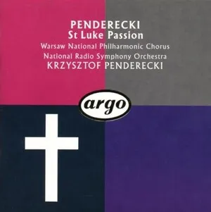 St Luke Passion by Krzysztof Penderecki album cover