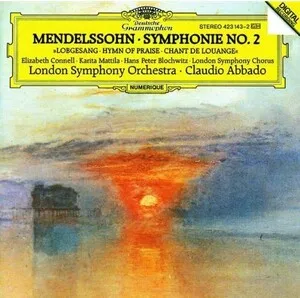 Symphonie No. 2 "Hymn of Praise" by Felix Mendelssohn album cover