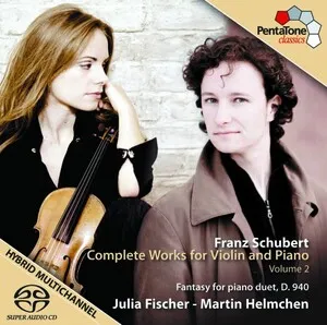 Complete Works for Violin and Piano, Vol. 2 by Franz Schubert / Julia Fischer / Martin Helmchen album cover