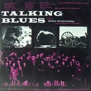 Talking Blues by John Greenway album cover