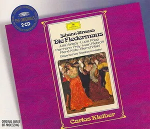 Die Fledermaus by Johann Strauss album cover