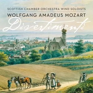 Divertimenti by Wolfgang Amadeus Mozart / Scottish Chamber Orchestra Wind Soloists album cover