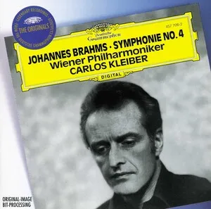 Symphonie No. 4 by Johannes Brahms / Wiener Philharmoniker / Carlos Kleiber album cover