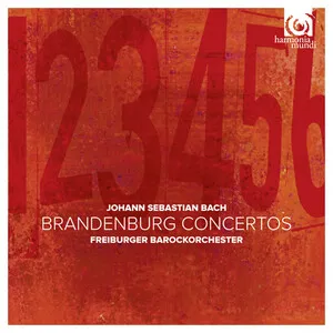 Brandenburg Concertos by Johann Sebastian Bach / Freiburger Barockorchester album cover