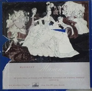 Manon by Jules Massenet album cover