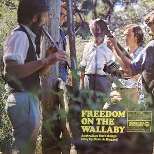 Freedom on the Wallaby by Dave De Hugard album cover