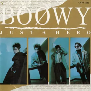 Just a Hero by Boøwy album cover